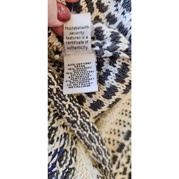 Diane Von Furstenberg Arryn Long Knit Cardigan Sweater Women P Petite Small - Picture 10 of 10